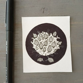 Вымышленное растение Пожухник к книге "Тригла" Евы Дреянде 