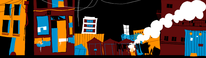 Город, панорама.