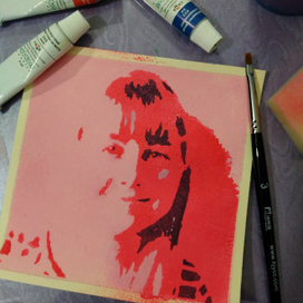 портрет поп-арт