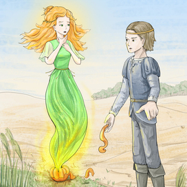 Девушка из апельсина