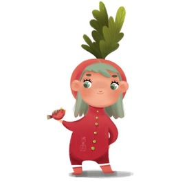 Девочка редисочка