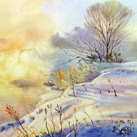 ,,Утренне-зимняя...пастораль,,Тест бумаги.