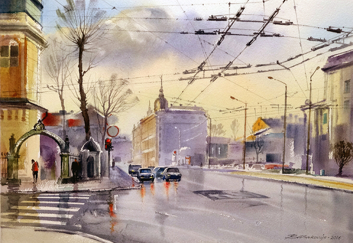 Улица Гоголя.Рига.