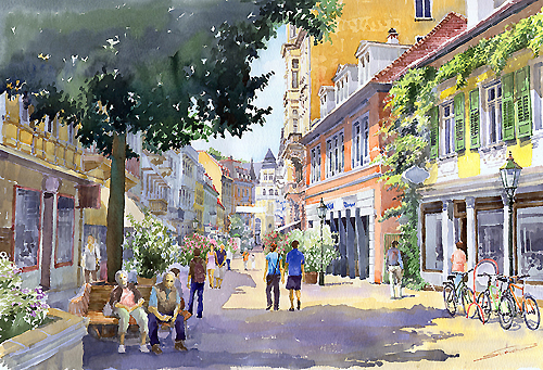 Germany Baden-Baden Lange str 