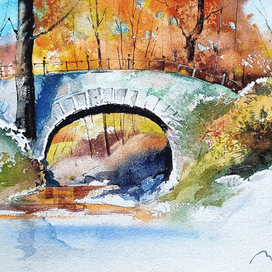 ,,Дорога в осень,,