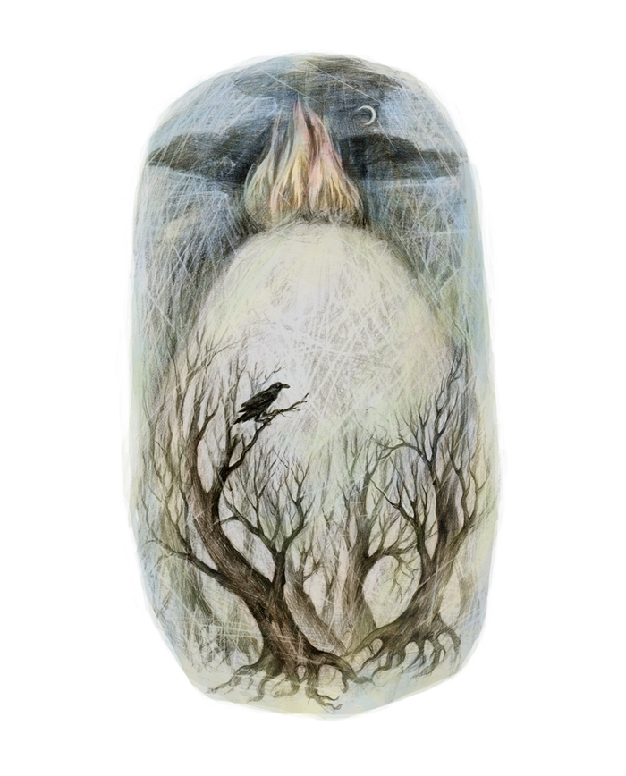 О. Пройслер, "Маленькая ведьма", зарисовки