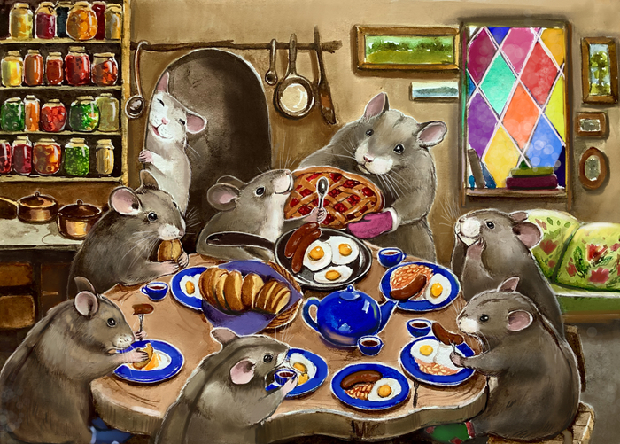 Завтрак у Бабушки Мыши