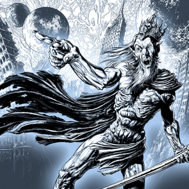 Одноглазый король — черно-белая версия