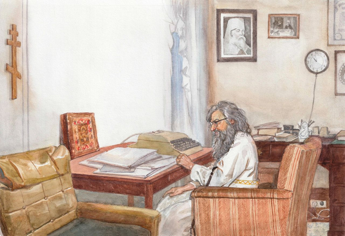 Иллюстрация к книге о свт. Иоанне Шанхайском