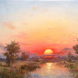 На восходе огненного солнца