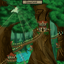 Затерянный мир лесных эльфов 