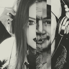 Рекламные баннеры "NIX" для наушников.