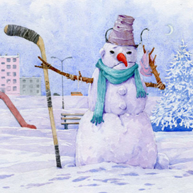 Снеговик захворал