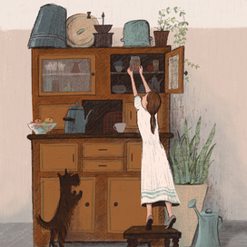 Что у бабушки в буфете?