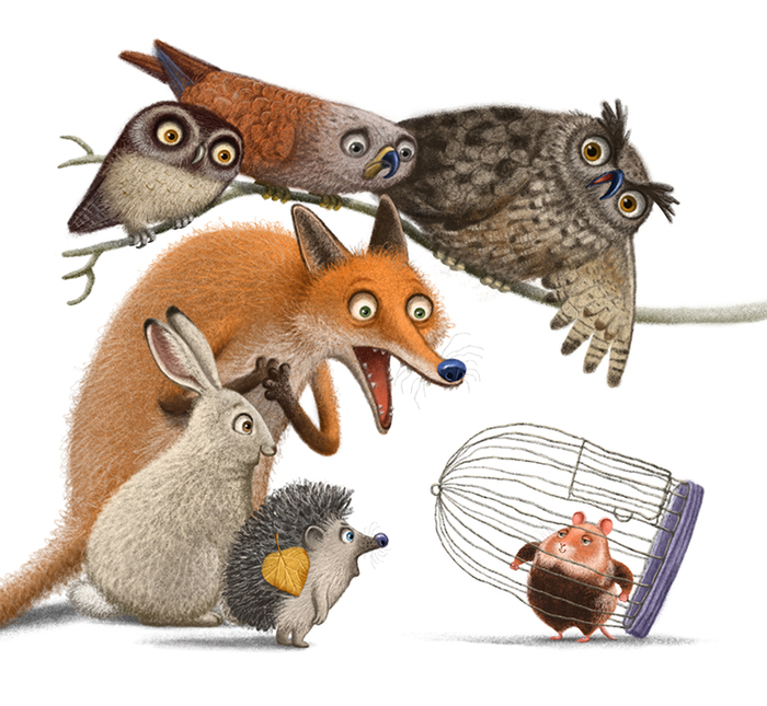 Хома и Суслик. клетка