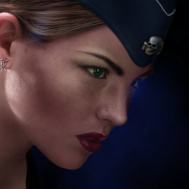 Лицо девушки