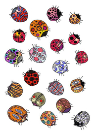 Много божьих коровок :-)