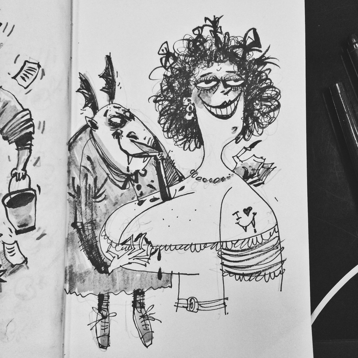 Девушка и вампир