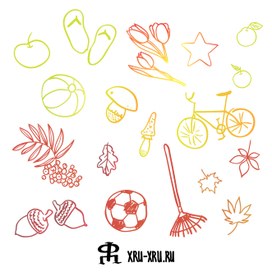 Иллюстрации для детского календаря