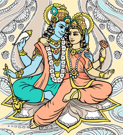 Лакшми и Вишну