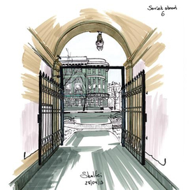 Мышонок в советской арке