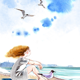 Созерцательное-2 (вертикальный вариант:)