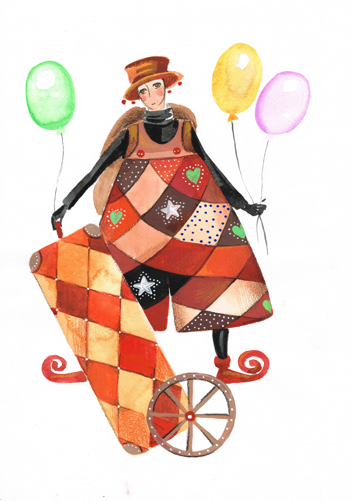 Эскиз костюма к спектаклю "Теремок"3