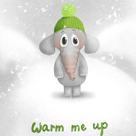 Слоник замёрз 