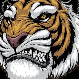 Свирепый тигр