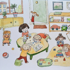 В детском саду