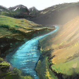 Цифровой пейзаж 