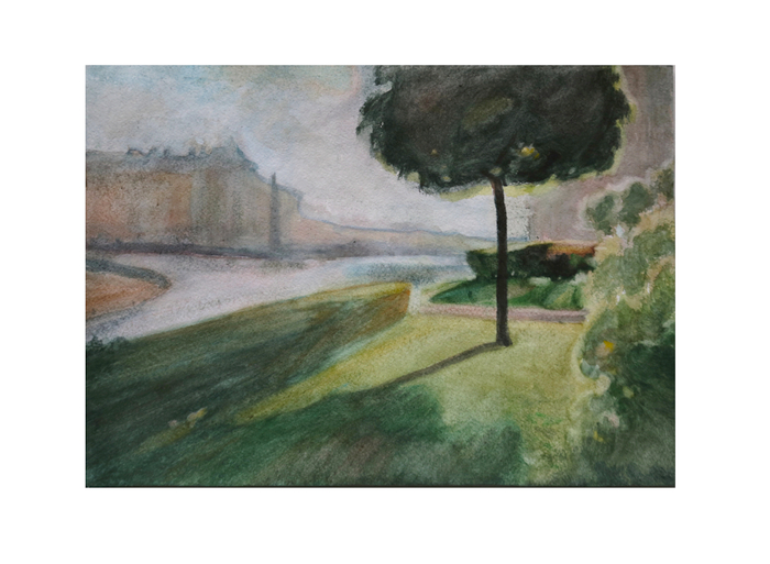 Утреннее солнце у Египетского моста