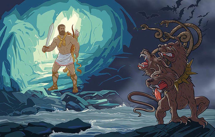 ПЛЕНЕНИЕ ПСА КЕРБЕРА, или двенадцатый подвиг Геракла