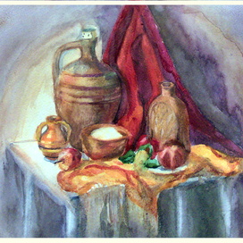 Акварель – учебная работа