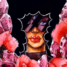 гранат и маки