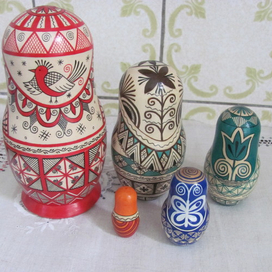 Матрёшки "Дружные сестрицы"