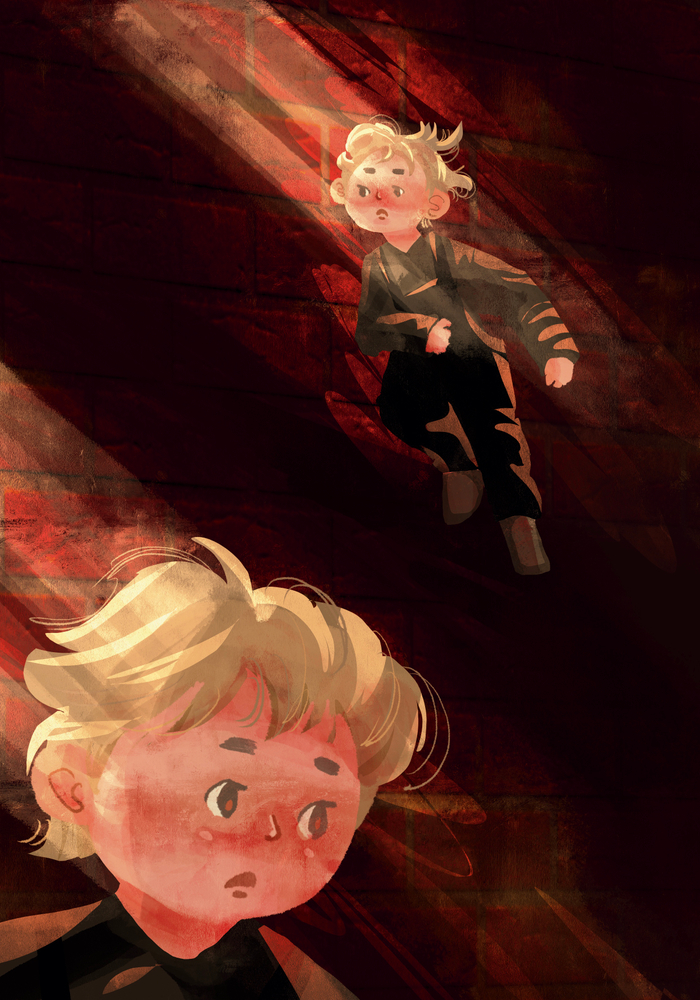 Работа для конкурса от издательства «40 Книг» про Райфолли, маленьких печных человечков