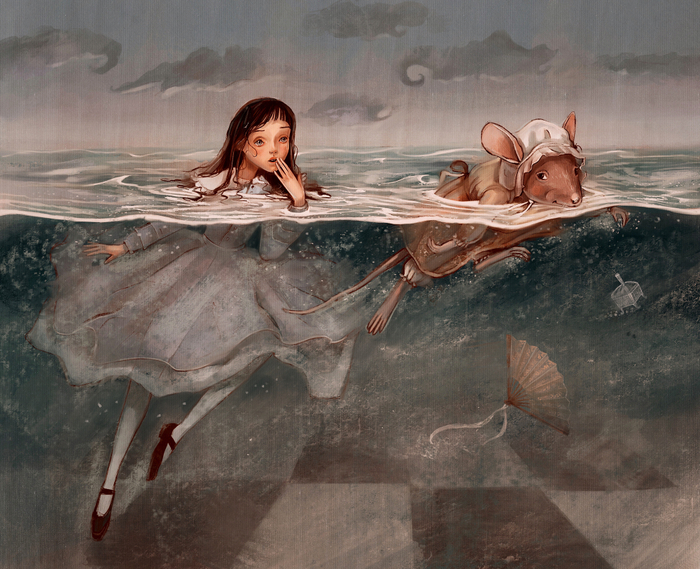 Море слез. Алиса в стране чудес.