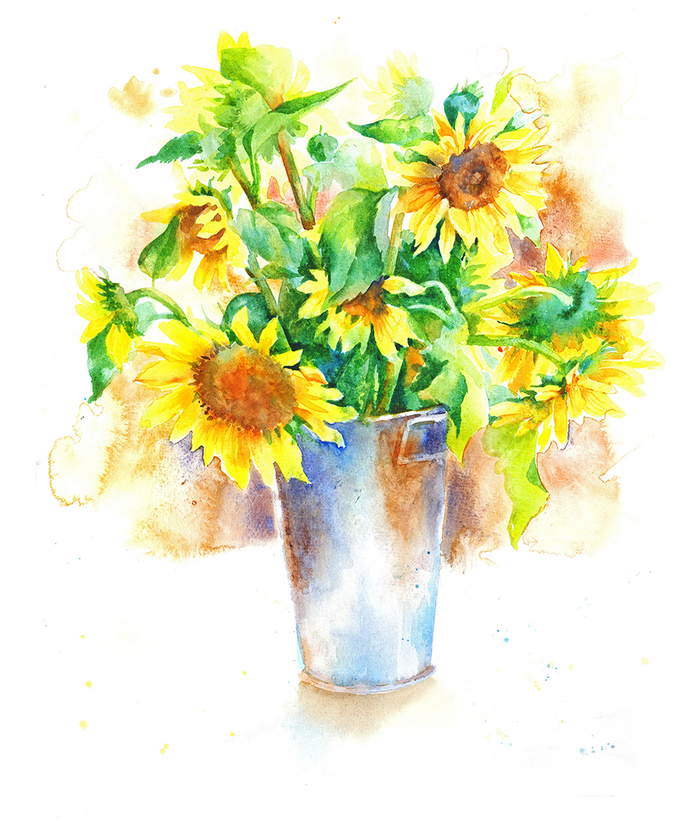 Подсолнухи