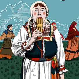 Иллюстрация для Коми | Традиционный костюм и народная культура
