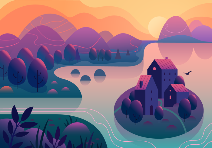 Сказочный пейзаж