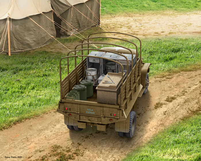 WWII US Army Kitchen Truck 