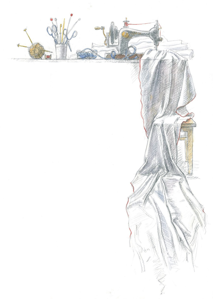 "Динка" Валентина Осеева. Иллюстрация