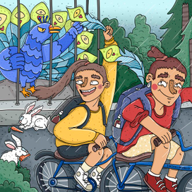 украсть перо у павлина