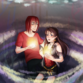 Вода и песок?