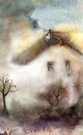 На старой яблоне еще есть яблоки