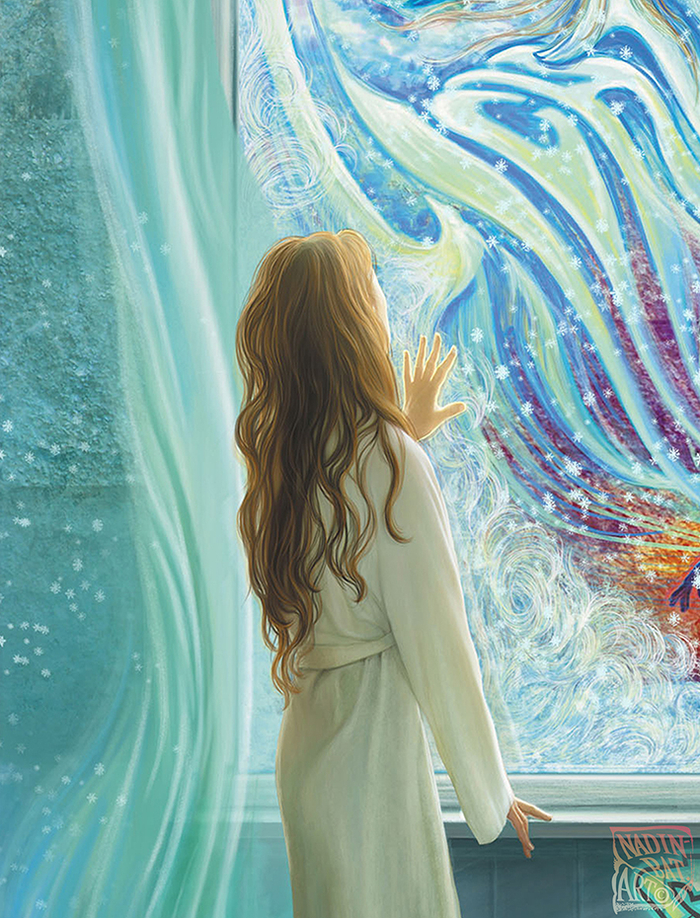 Стена с ангелами. Фрагмент 1