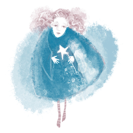 ёлочная игрушка ангел-колокольчик