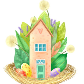 Пасхальный домик