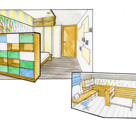 интерьер детской